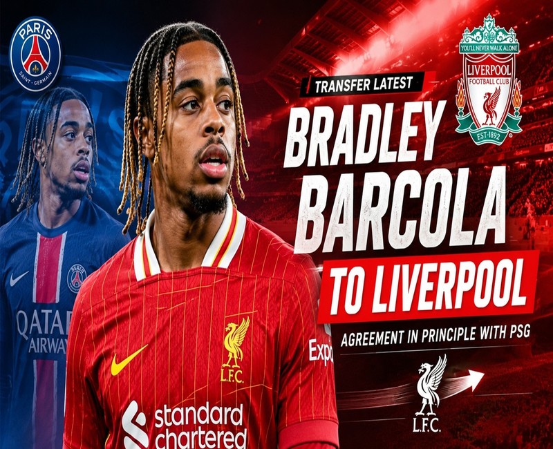 Everything About Bradley Barcola’s Transfer to Liverpool